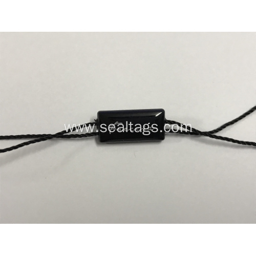 Plastic strung merchandise tags